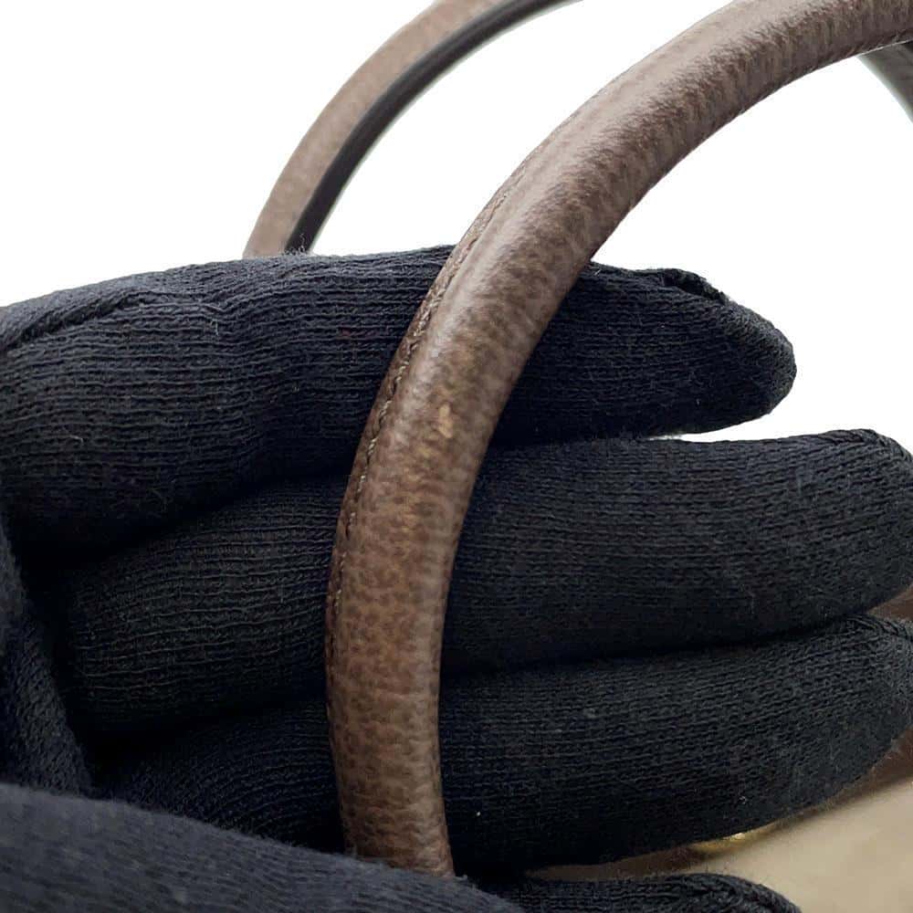 GUCCI Jumbo GG 2way Tote Bag Beige/Brown 678839 Canvas Leather