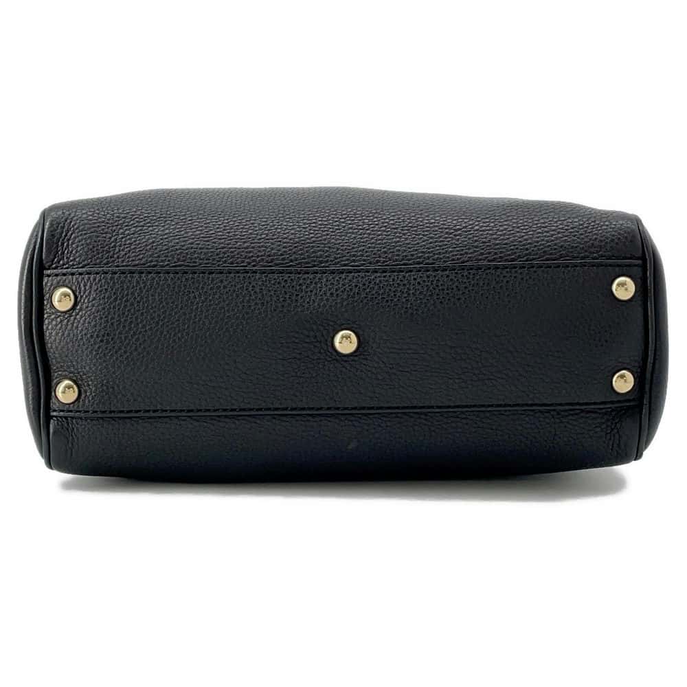 GUCCI Bamboo Shopper Tote Black 336032 Leather