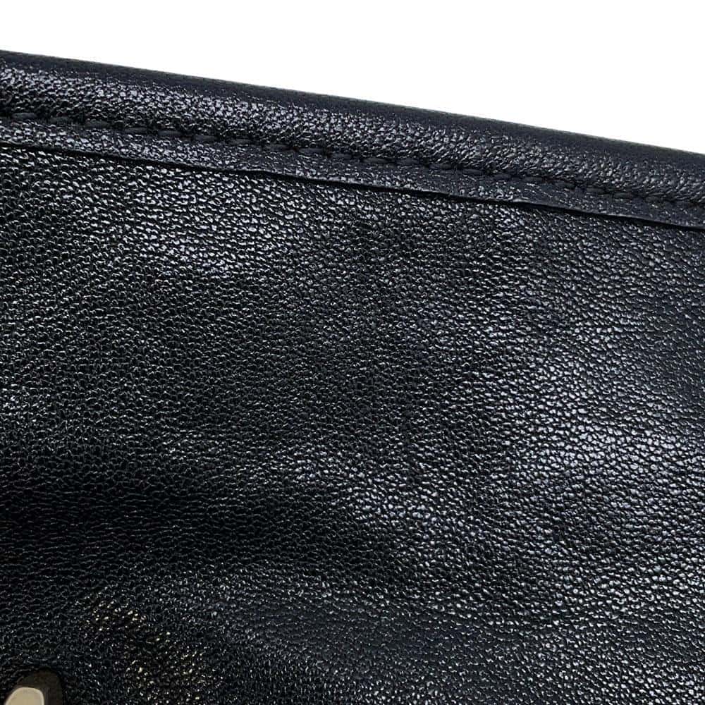GUCCI Horsebit Shoulder Bag Black 602089 Leather