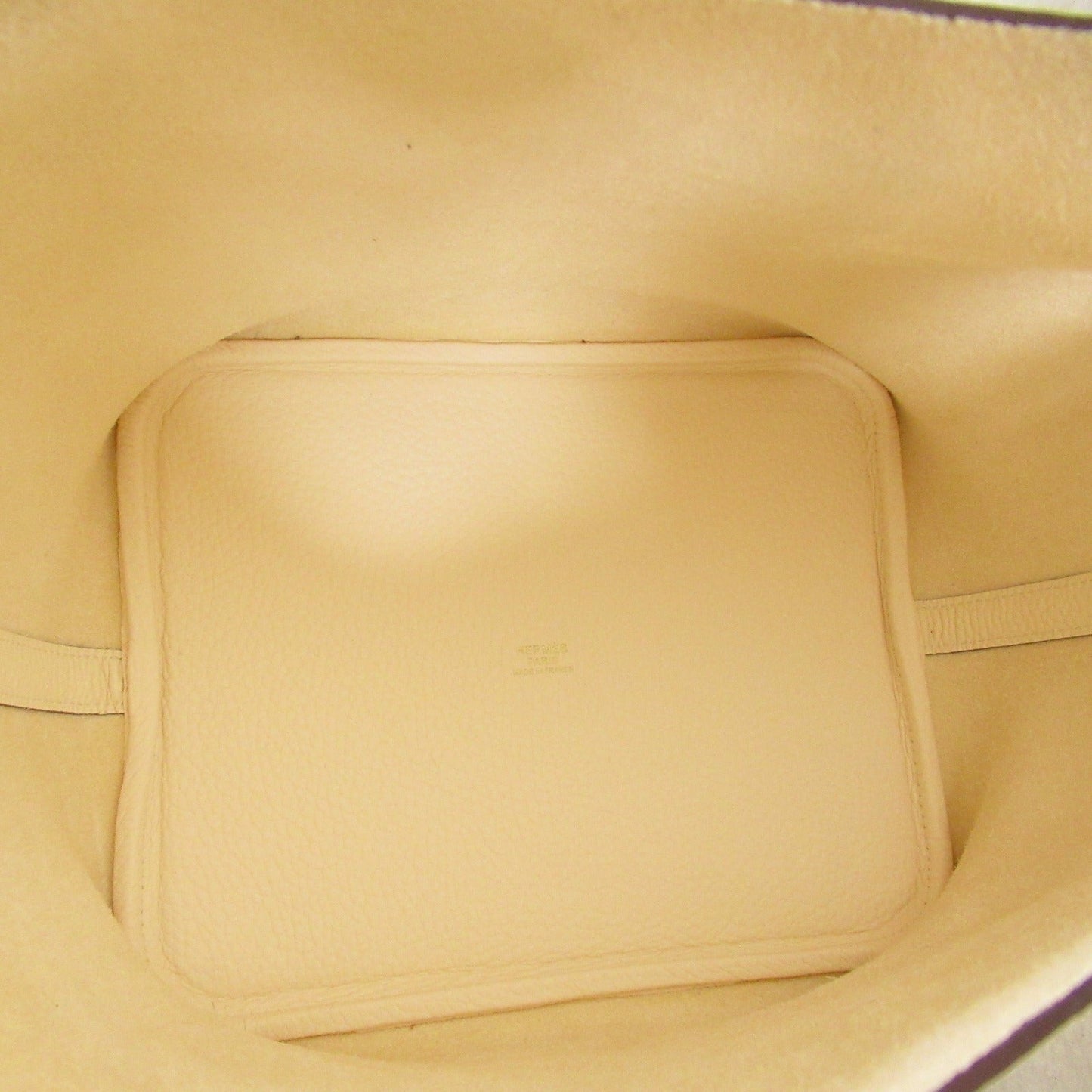 Hermes Hermes Picotin Lock MM Tote Bag Tortoise Bag Leather  White