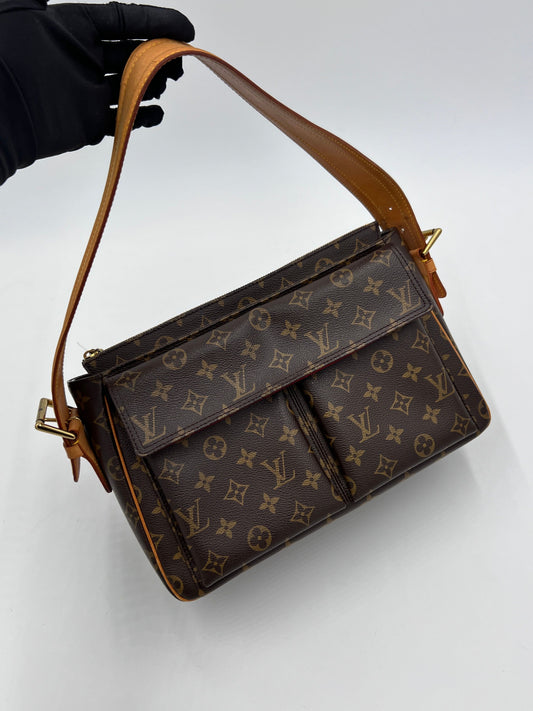 Louis Vuitton LV Monogram  - Brown Shoulder Bags, Handbags AG303O