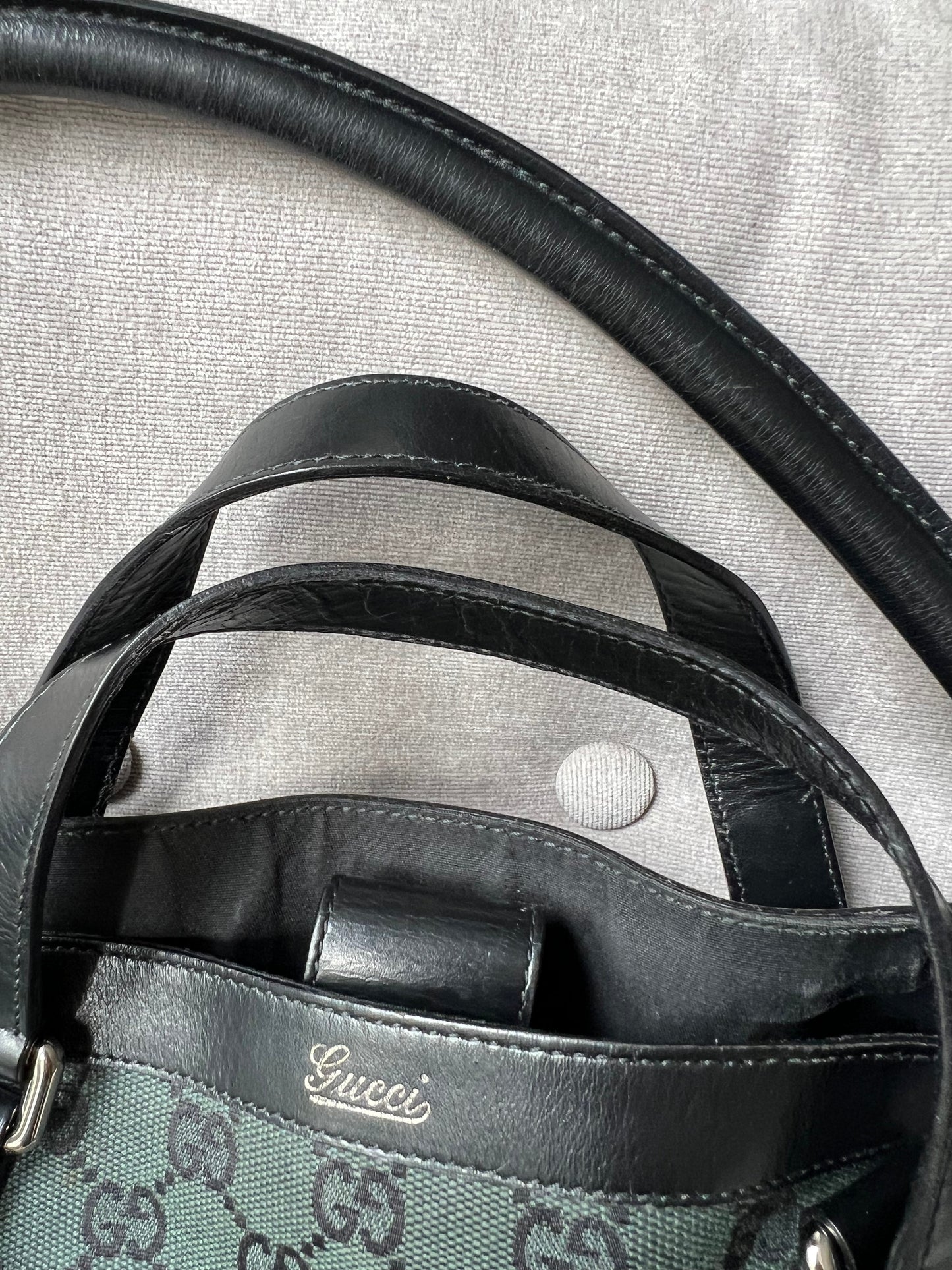Gucci Abbey Convertible GG Canvas Tote