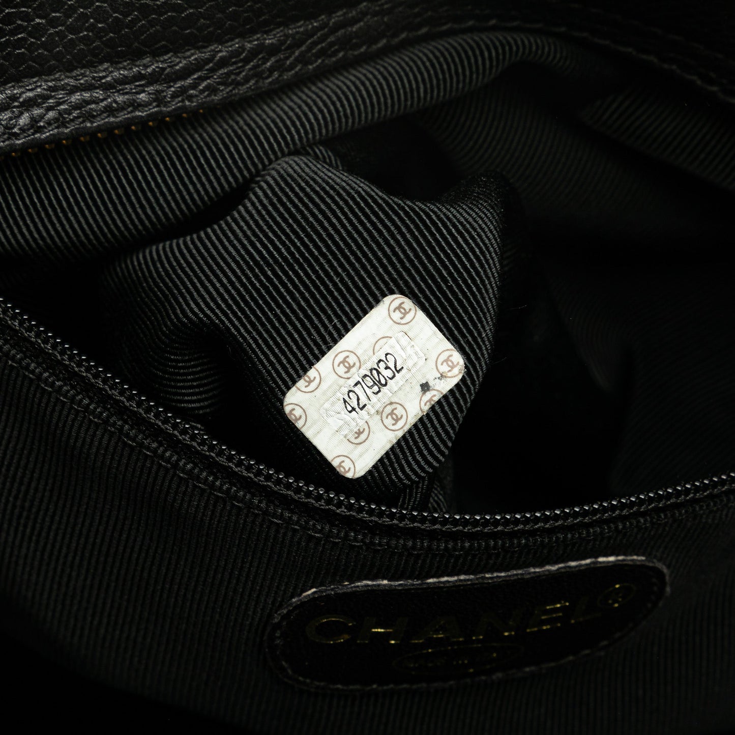 Black Chanel Triple CC Caviar Shoulder Bag