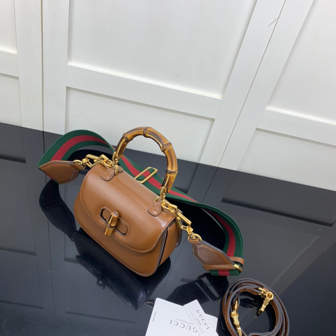 BOLSA GUCCI BAMBOO 1947 PEQUENA 17