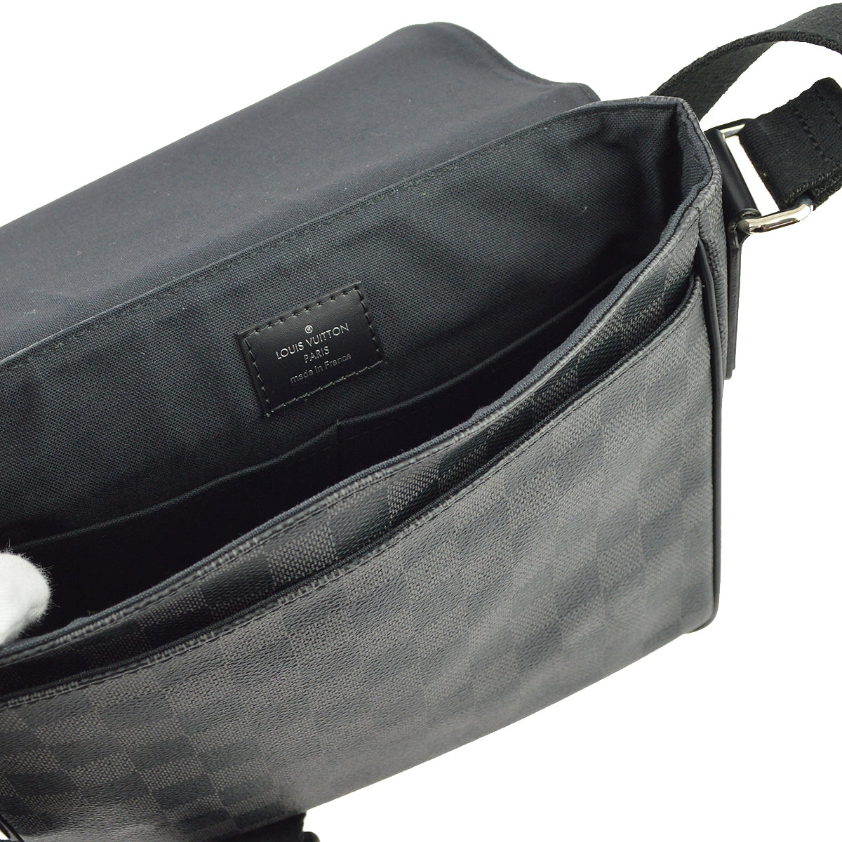 Louis Vuitton 2013 Damier Graphite District PM Shoulder Bag N41260