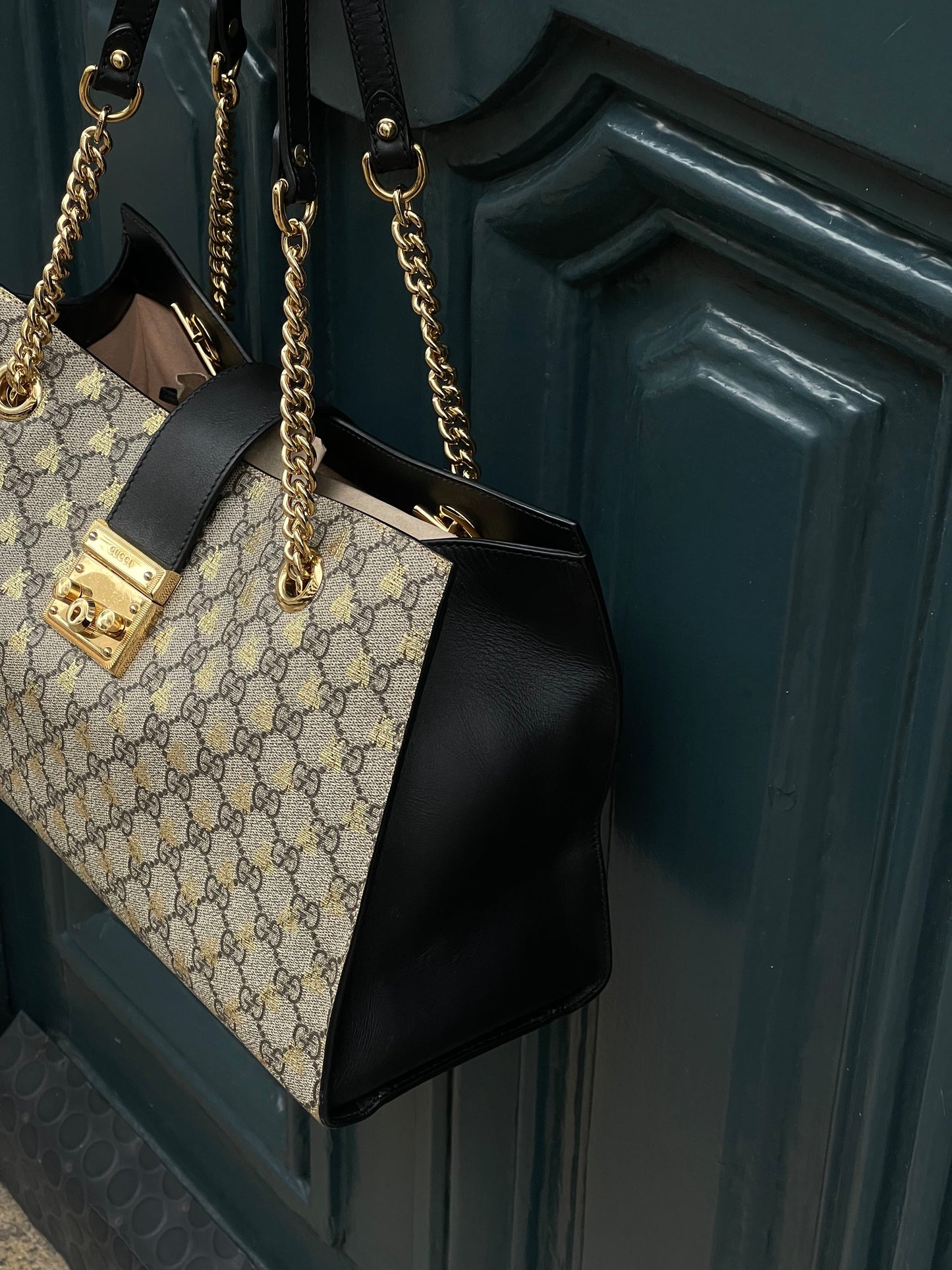 Gucci - Sac cabas Padlock Monogramme, édition limitée bees