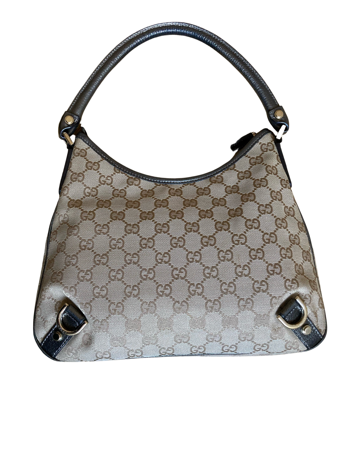 Gucci Abbey Jacquard & Leather Shoulder Bag