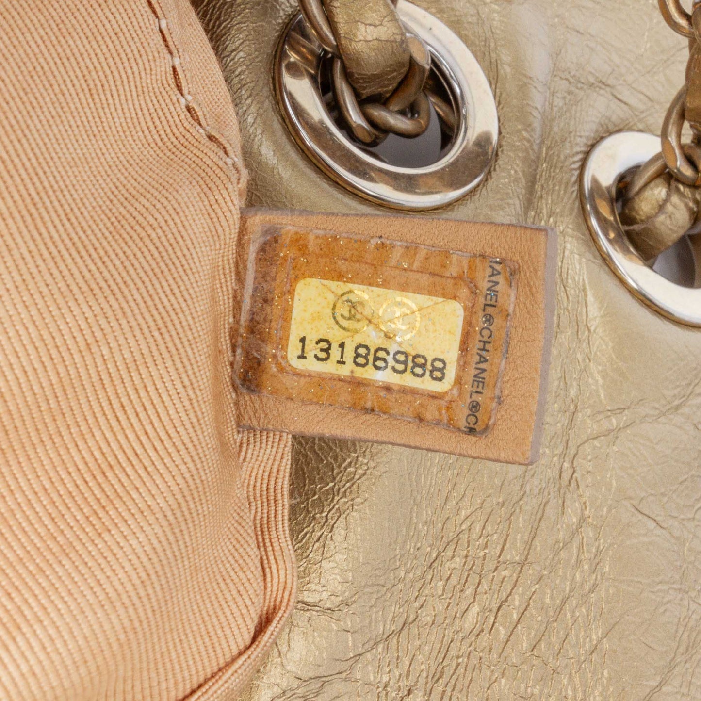 Gold Chanel Quilted Calfskin Ca D'Oro Flap Shoulder Bag