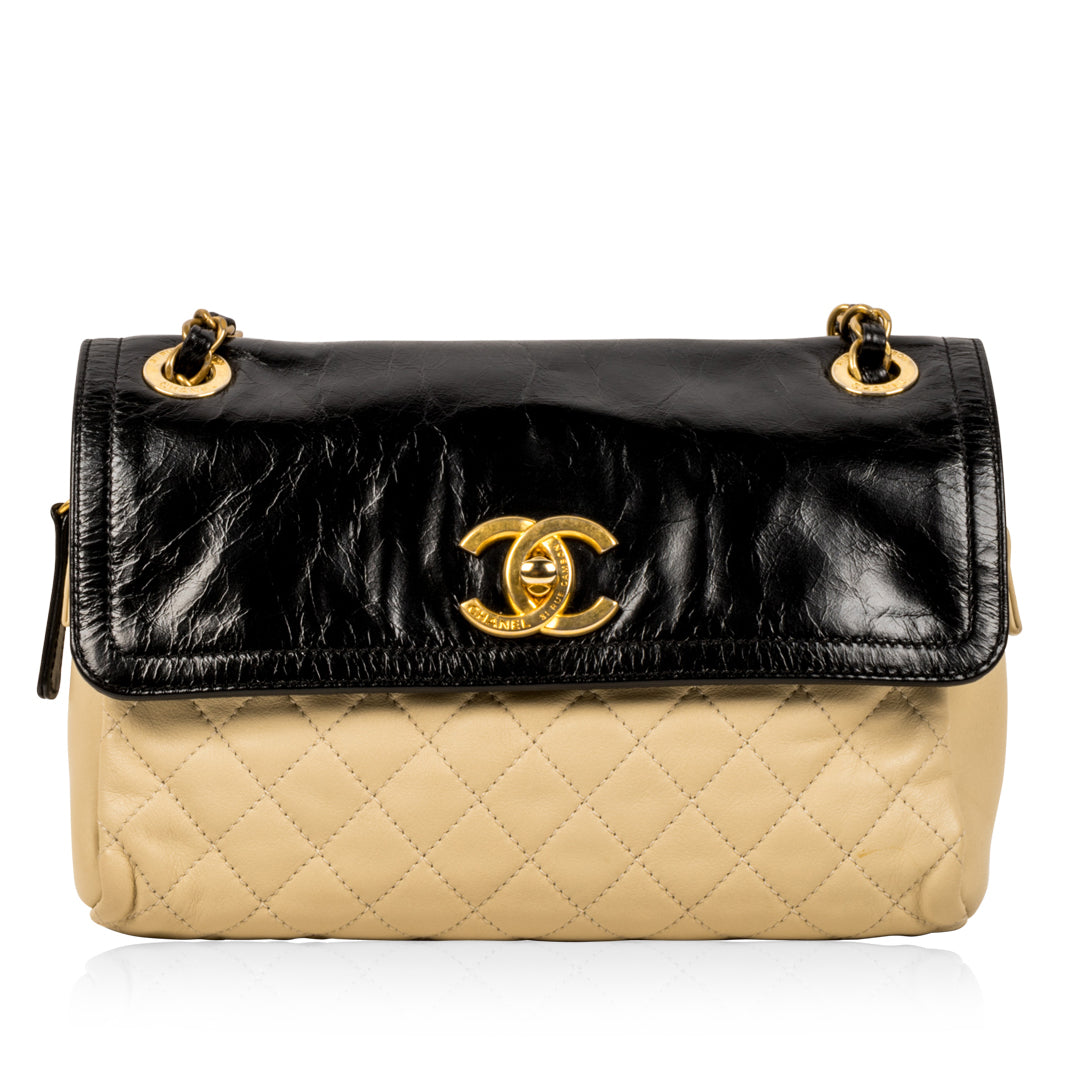 Bi-colour Shoulder Bag