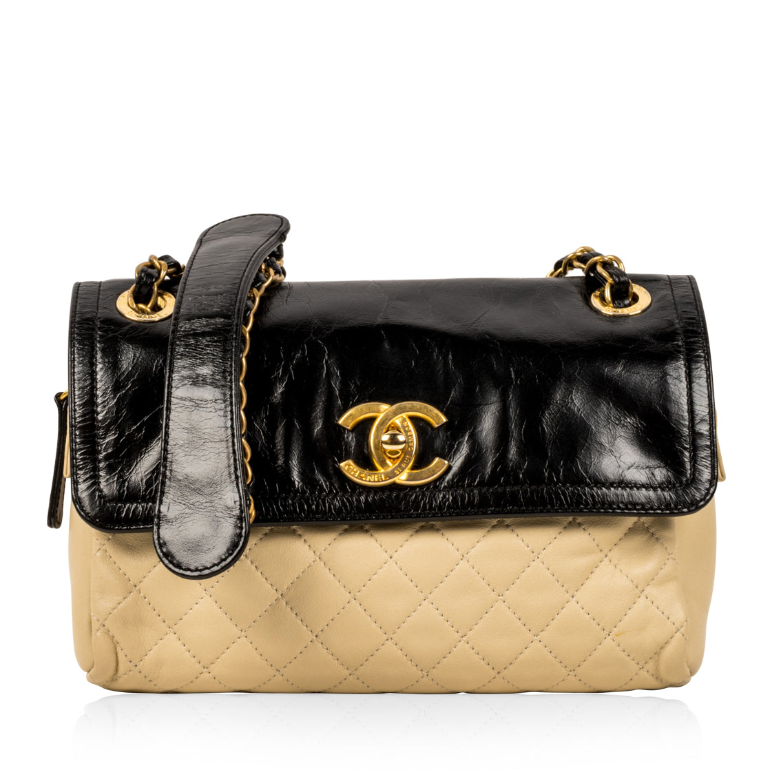 Bi-colour Shoulder Bag