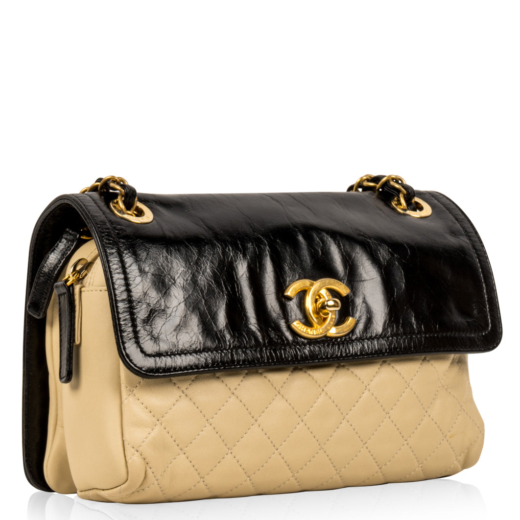 Bi-colour Shoulder Bag