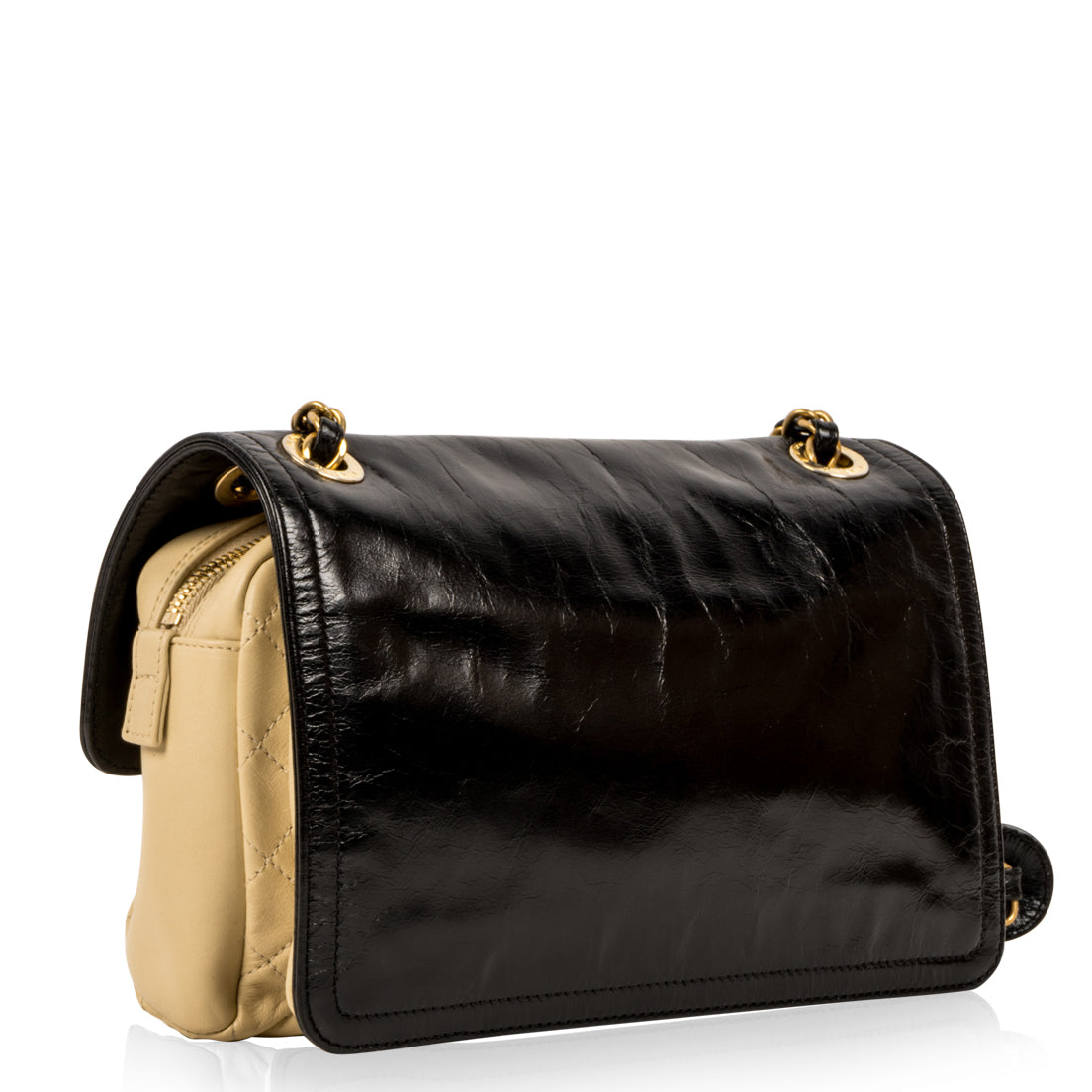 Bi-colour Shoulder Bag