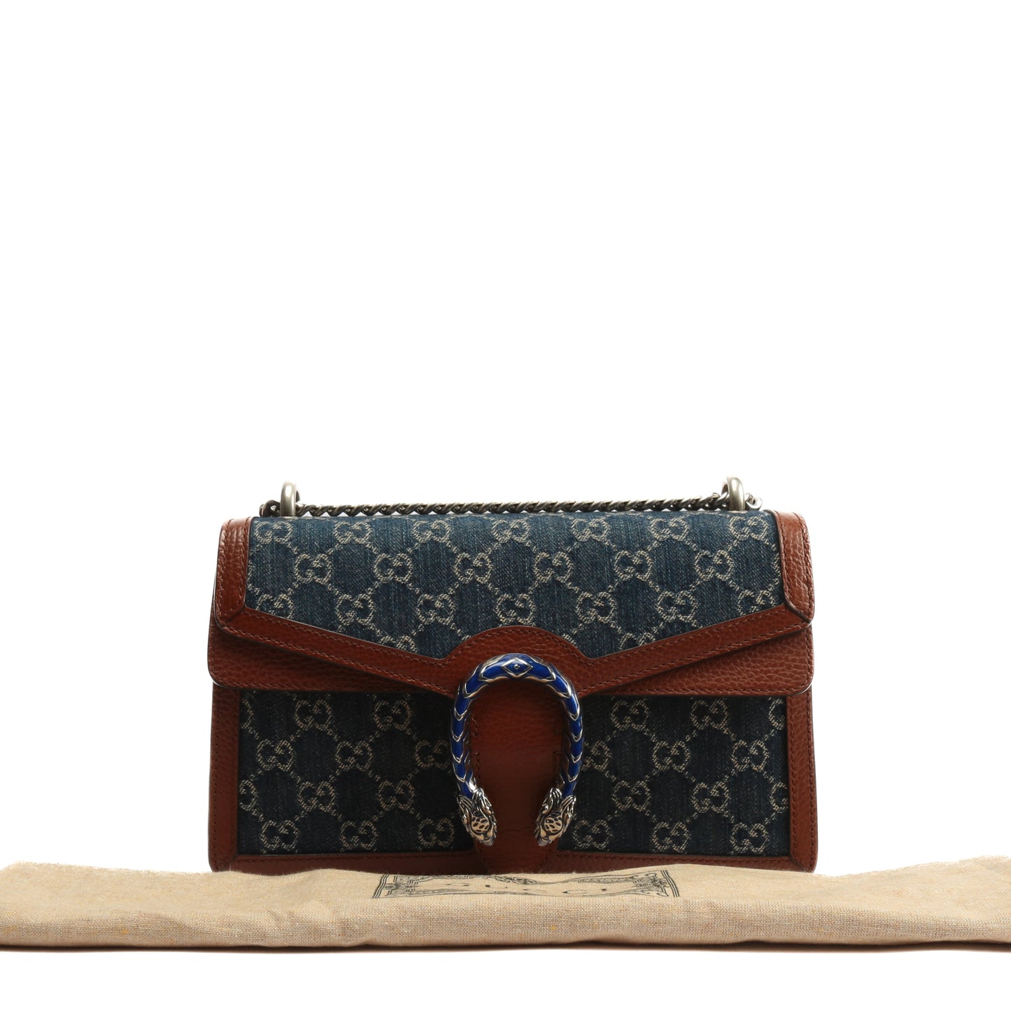 GUCCI GG Small Dionysus Shoulder Denim