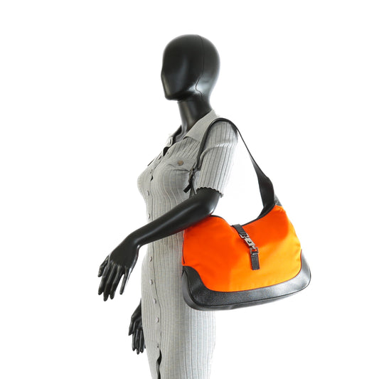 GUCCI Vintage Jackie Hobo - Orange Nylon