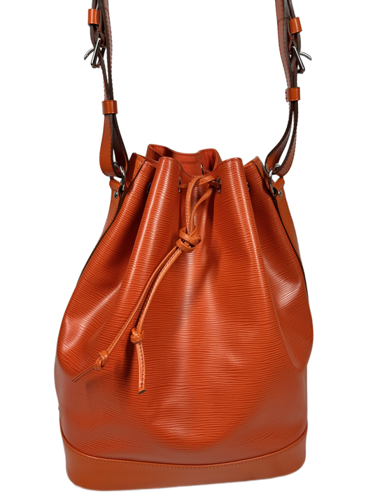 Louis Vuitton Orange Pigment Epi Leather New Model Noé GM Shoulder Bag