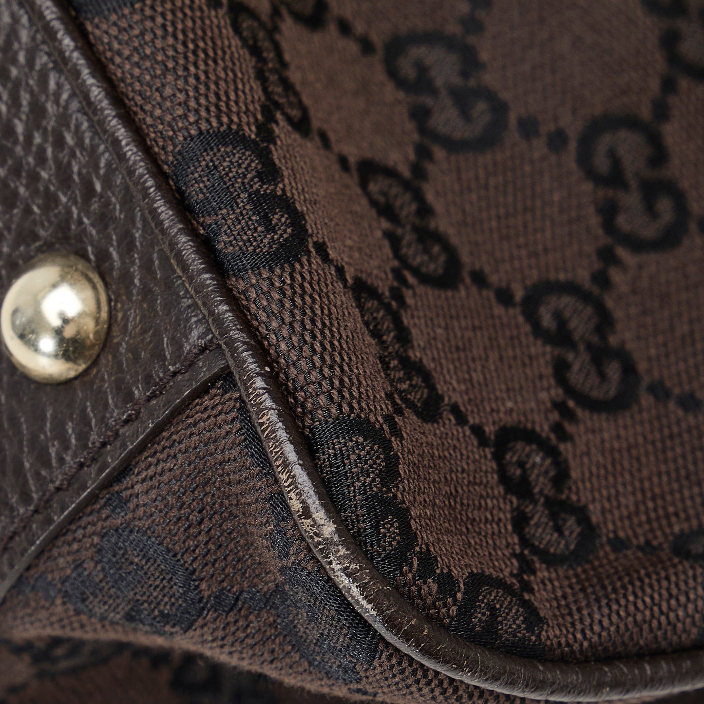 Brown Gucci GG Canvas Tote