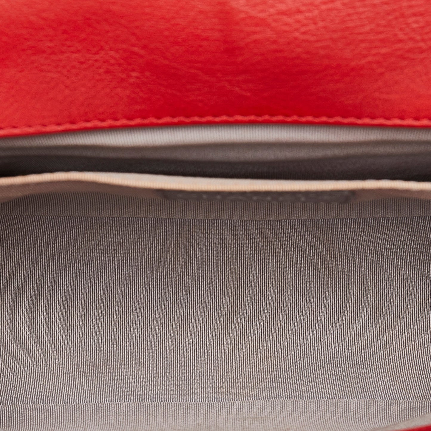 Red Chanel Small Calfskin Double Stitch Boy Flap Shoulder Bag