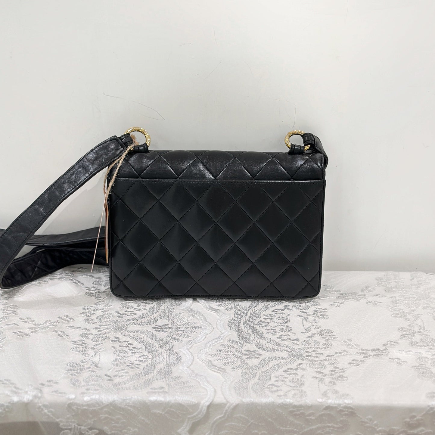 Chanel vintage CC logo shoulder bag