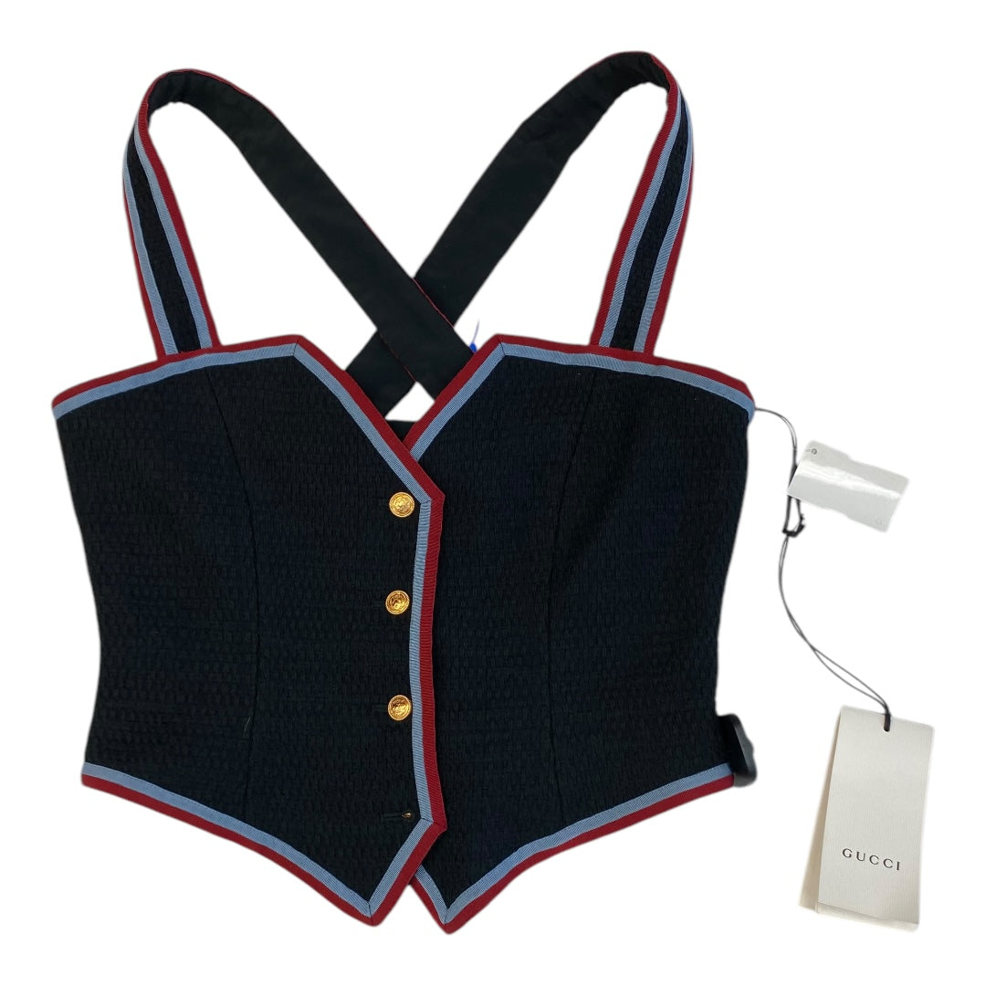 Top Sleeveless Luxury Designer By Gucci In Multi, Size:S