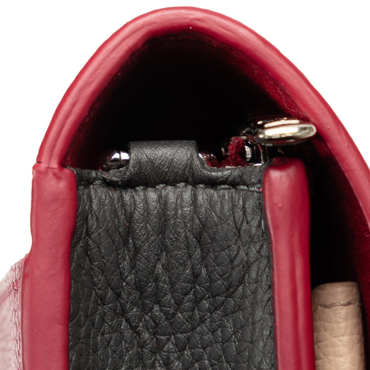 Red Louis Vuitton MyLockMe Chain Pochette Shoulder Bag