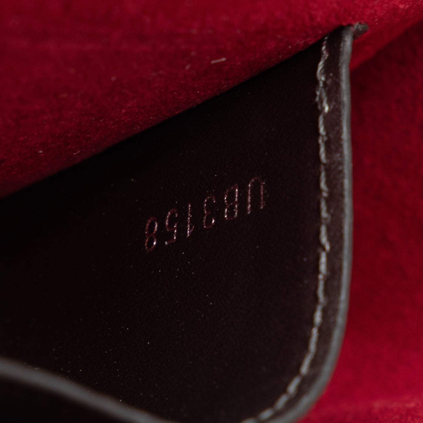Red Louis Vuitton MyLockMe Chain Pochette Shoulder Bag