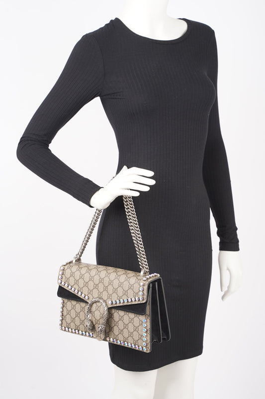 Gucci Womens Dionysus Supreme / Crystals Small