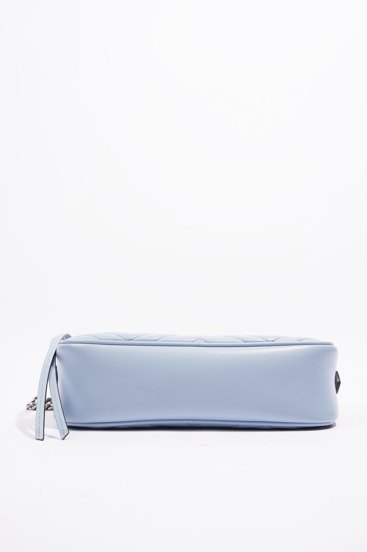 Gucci Womens Marmont Bag Blue Leather Small