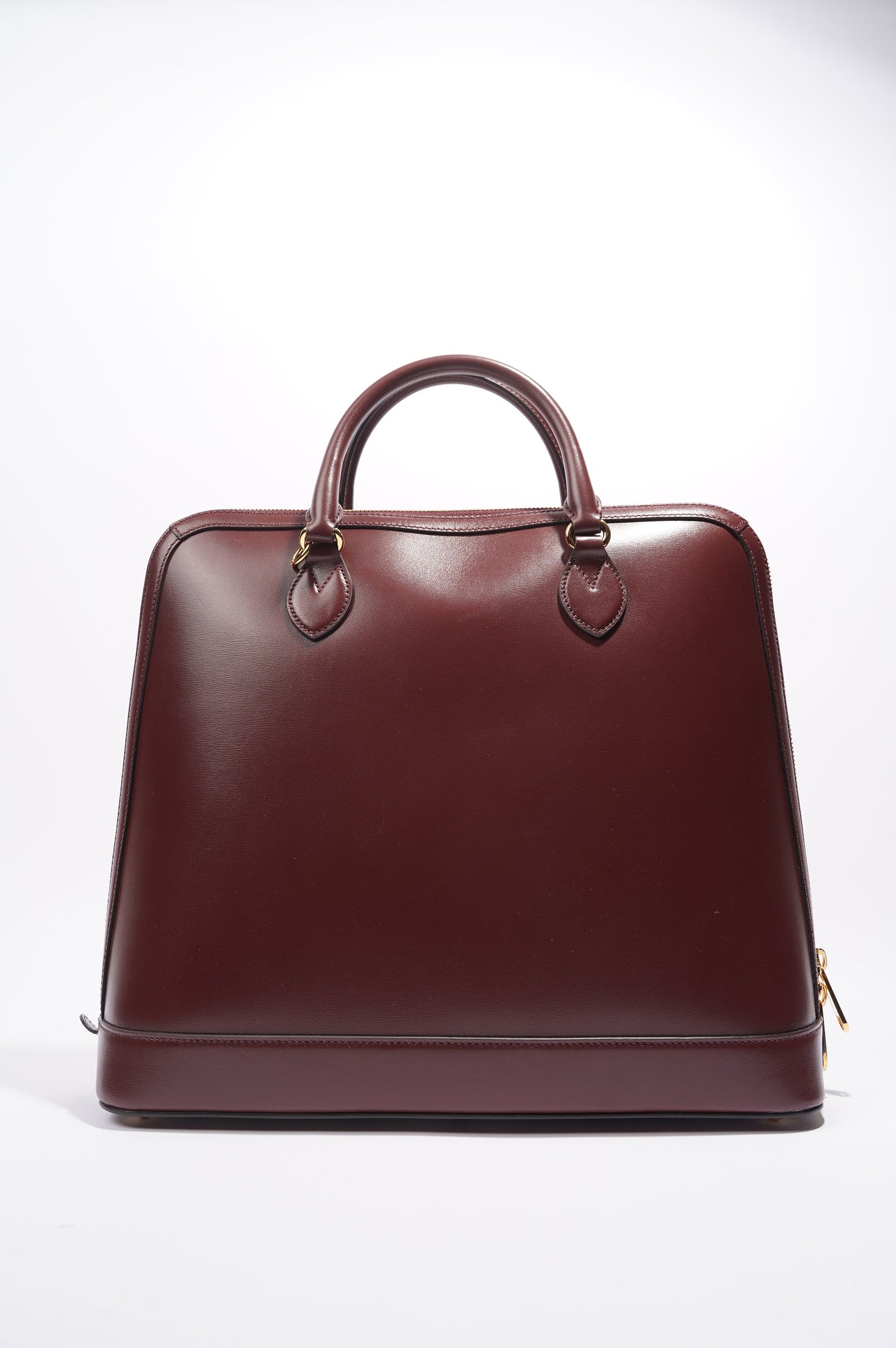 Gucci 1955 Horsebit Duffle Bag Burgundy Leather OS
