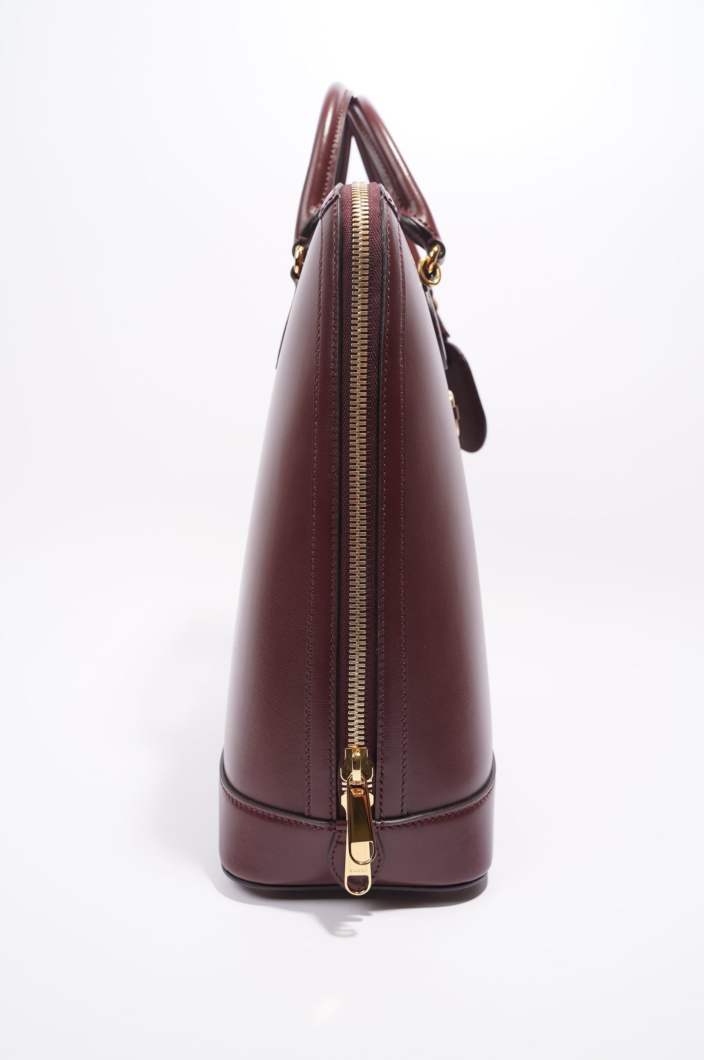 Gucci 1955 Horsebit Duffle Bag Burgundy Leather OS