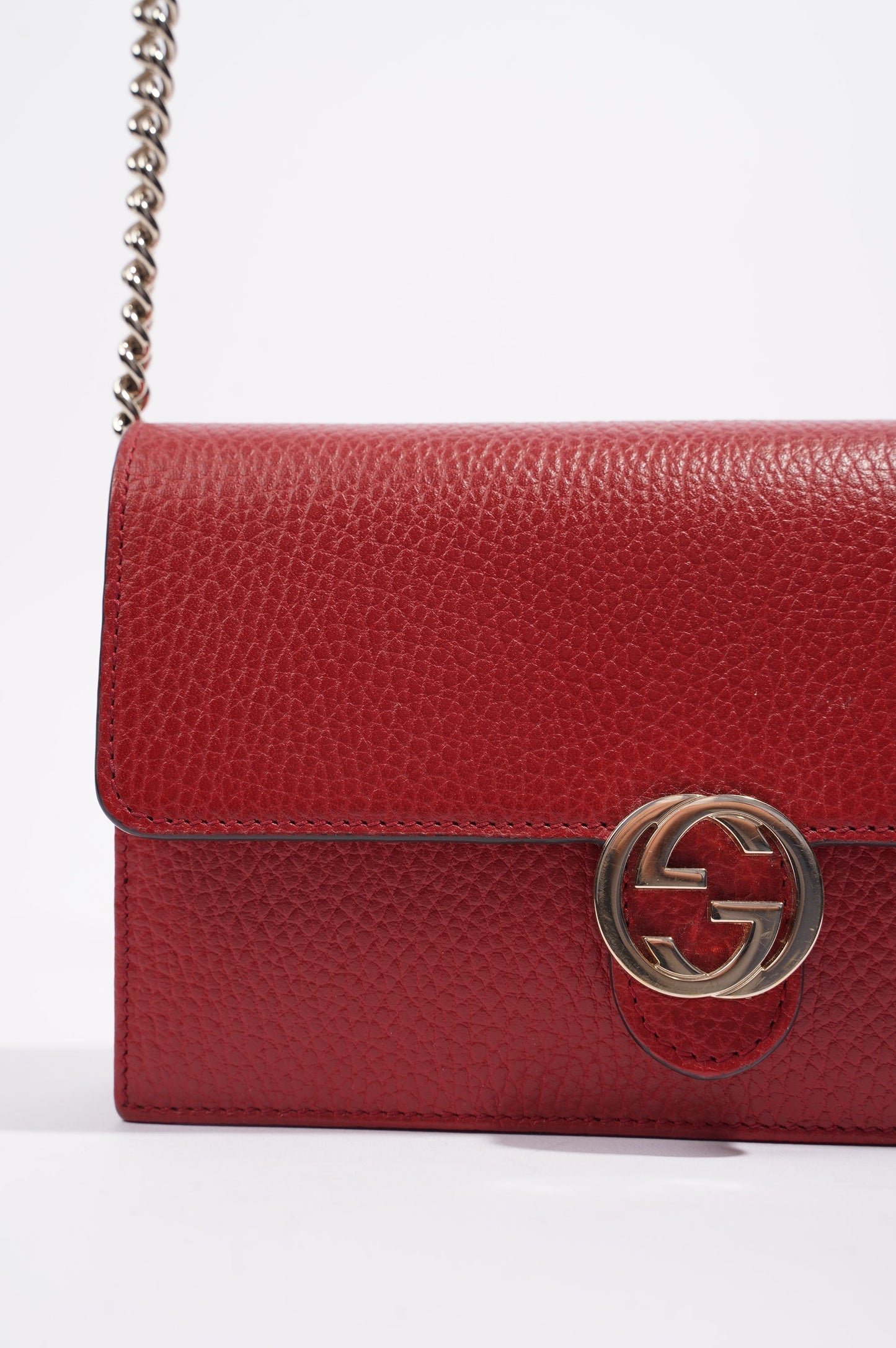 Gucci Womens Interlocking WOC Red