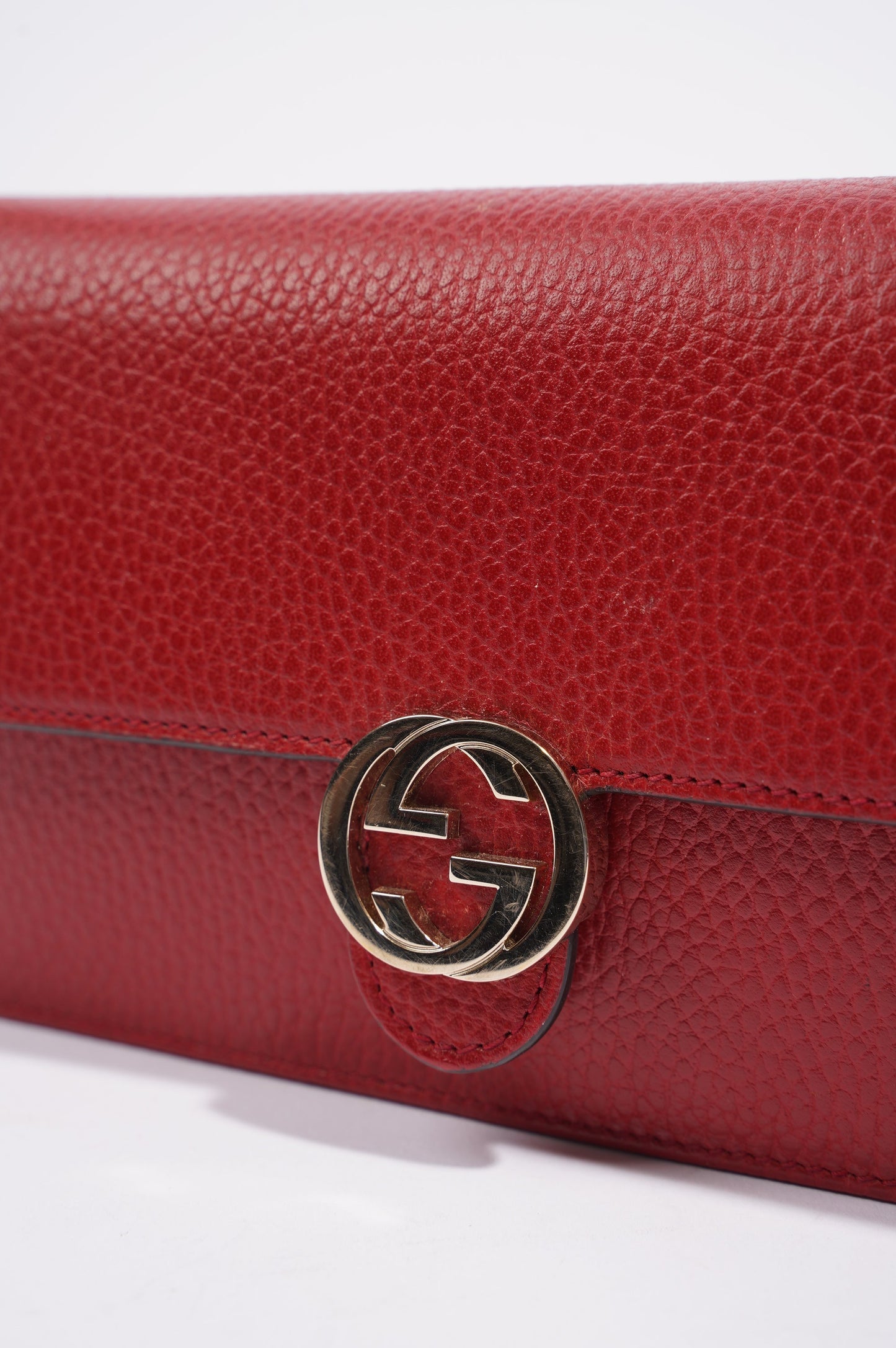Gucci Womens Interlocking WOC Red