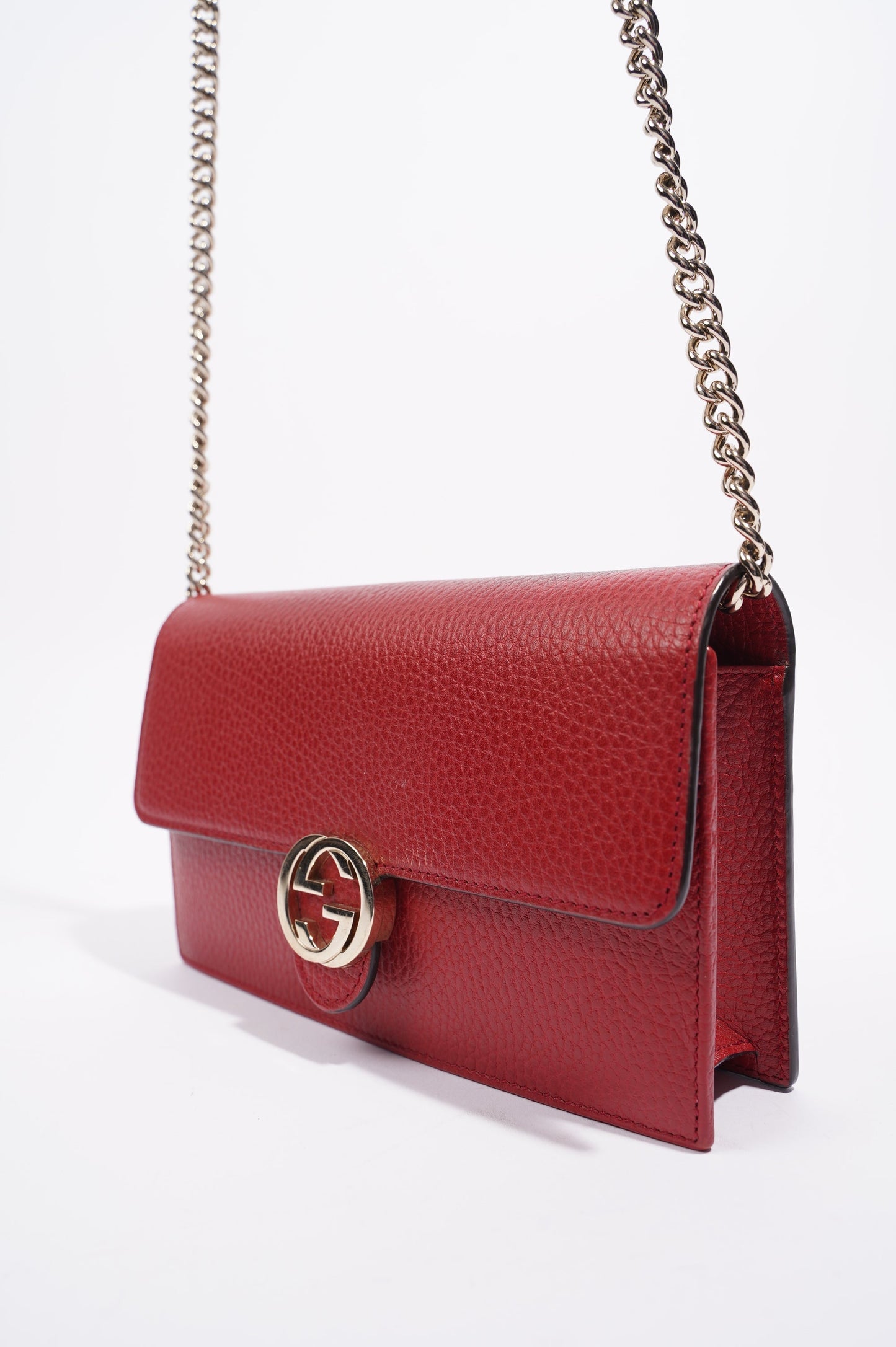 Gucci Womens Interlocking WOC Red