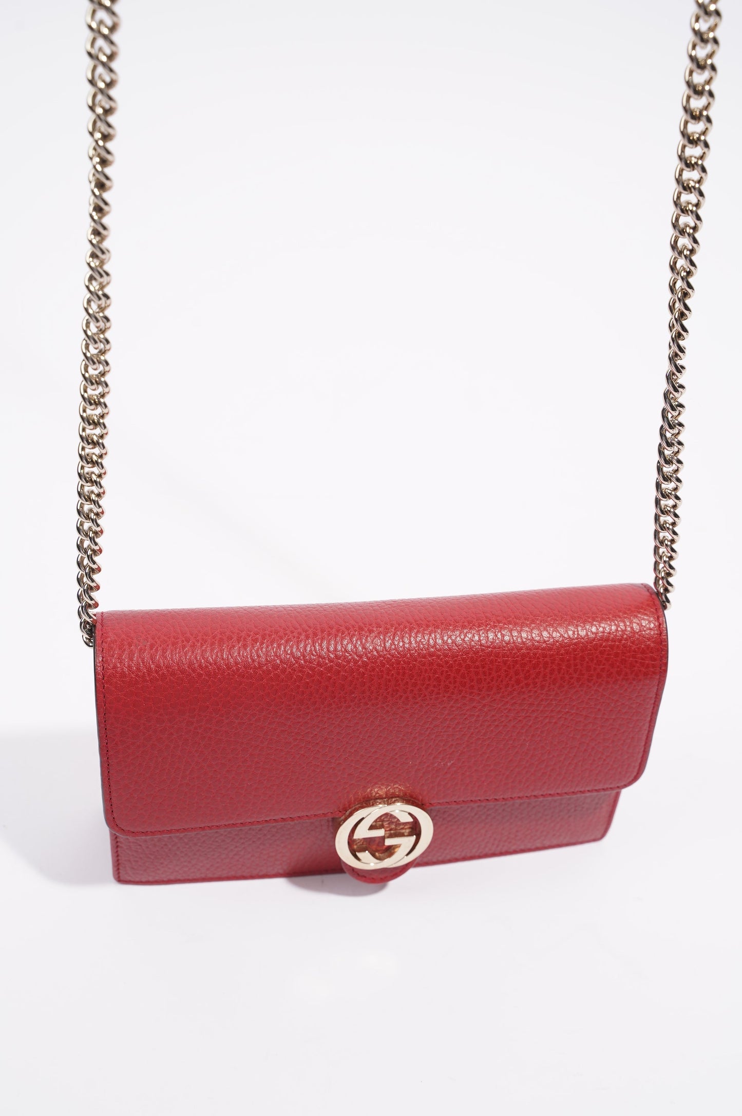 Gucci Womens Interlocking WOC Red