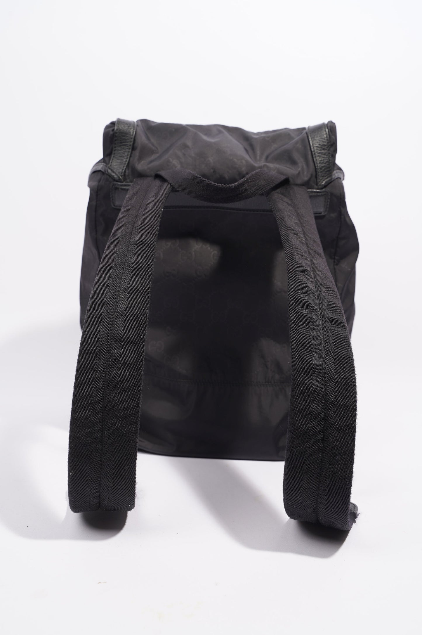 Gucci Vintage Nylon Backpack Black