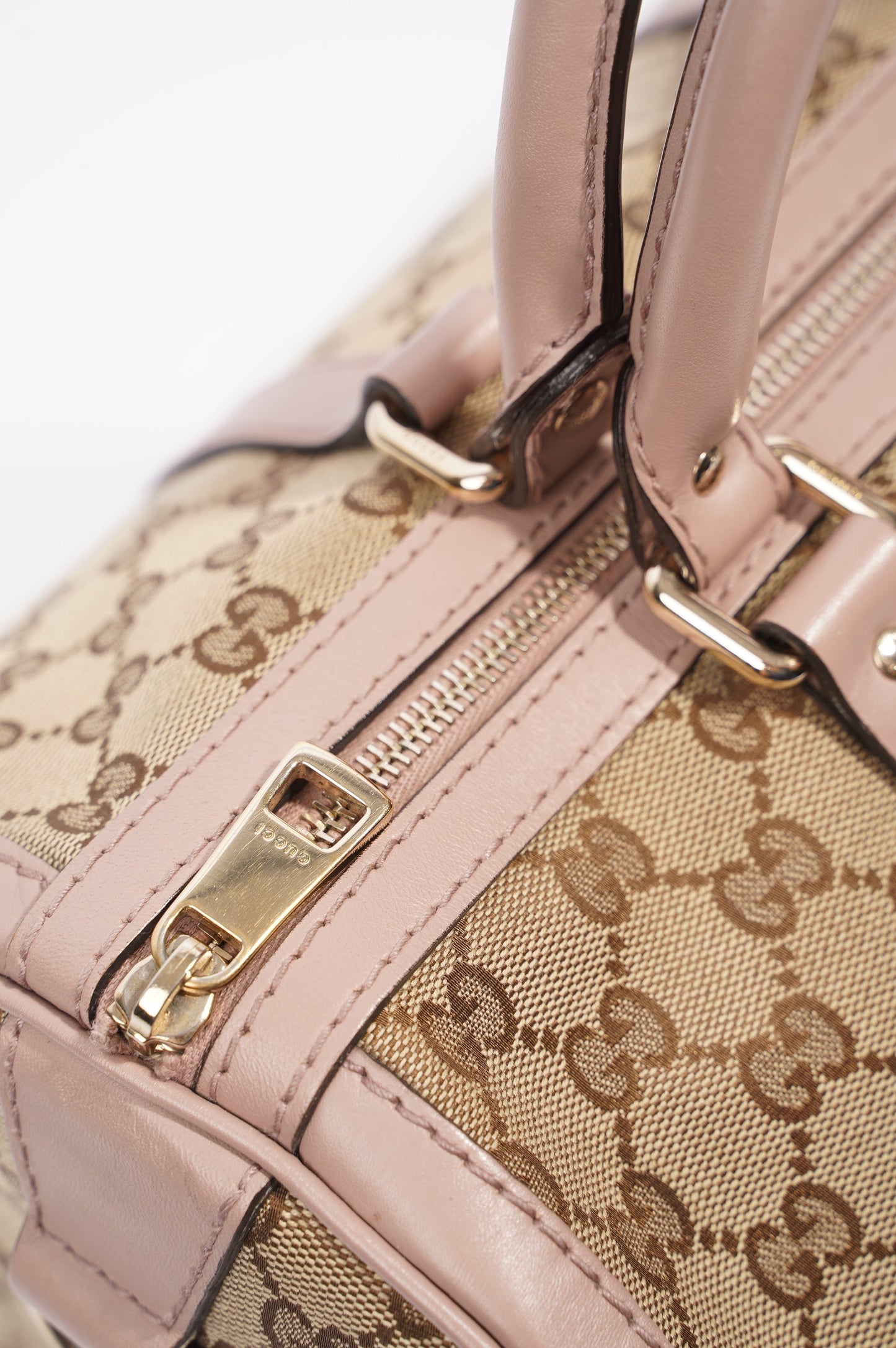 Gucci Womens Boston Bag Supreme / Pink Medium