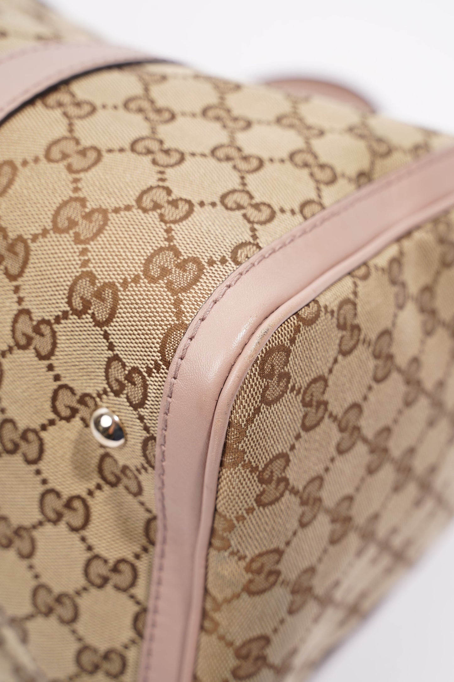 Gucci Womens Boston Bag Supreme / Pink Medium
