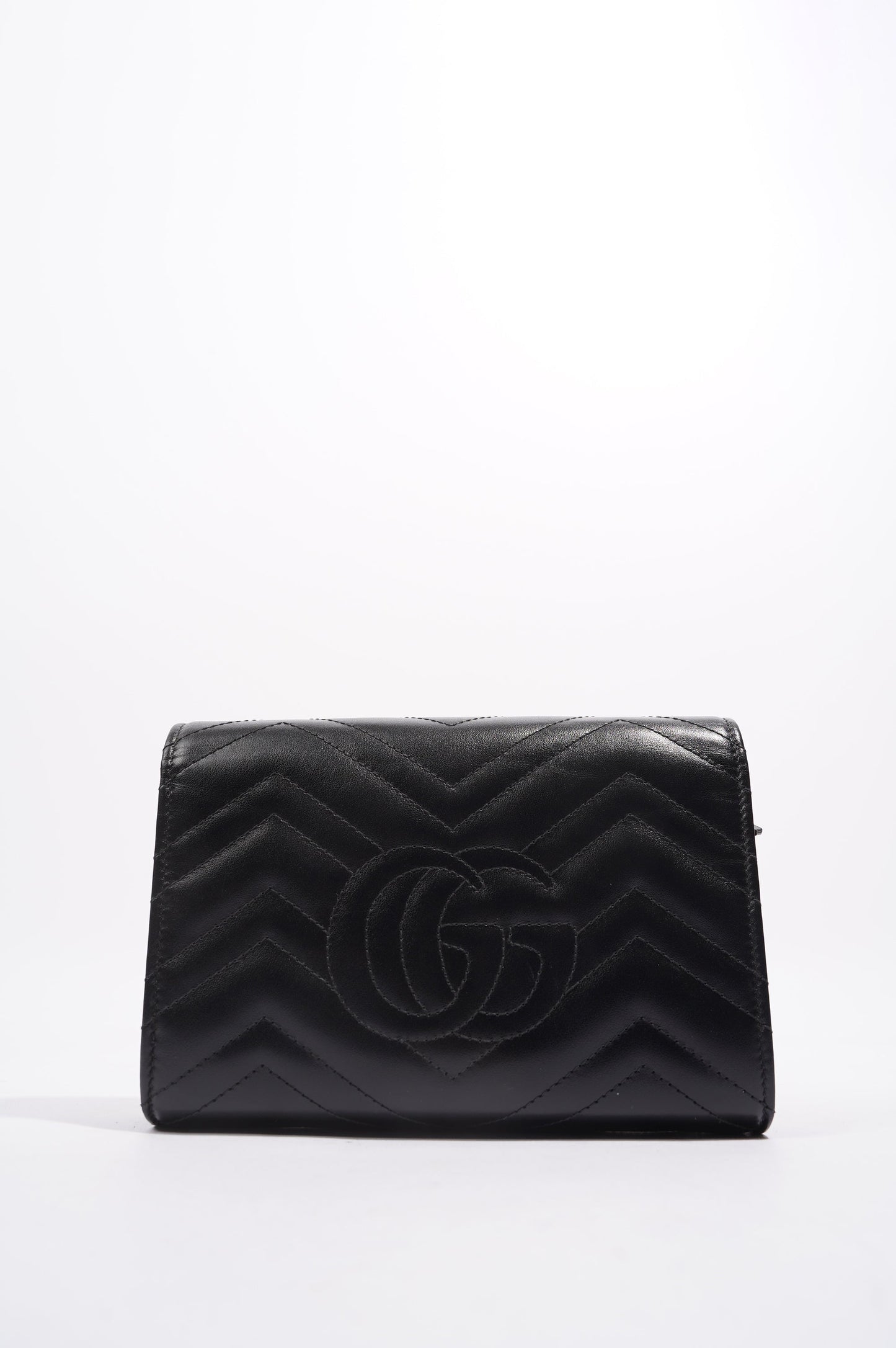 Gucci Womens GG Marmont Bag Black Matelasse Mini