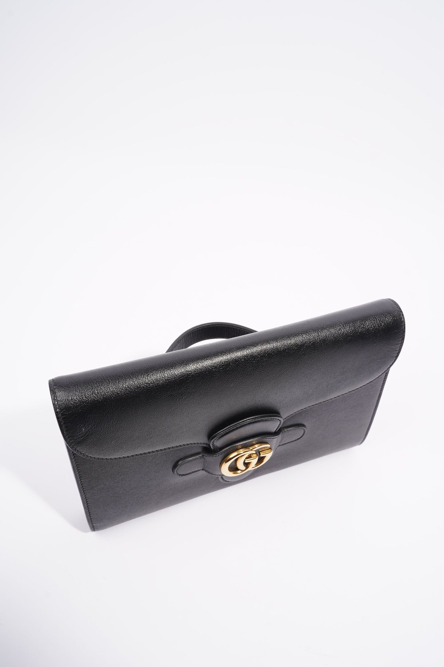 Gucci Womens Marmont Clutch Bag Black / Gold