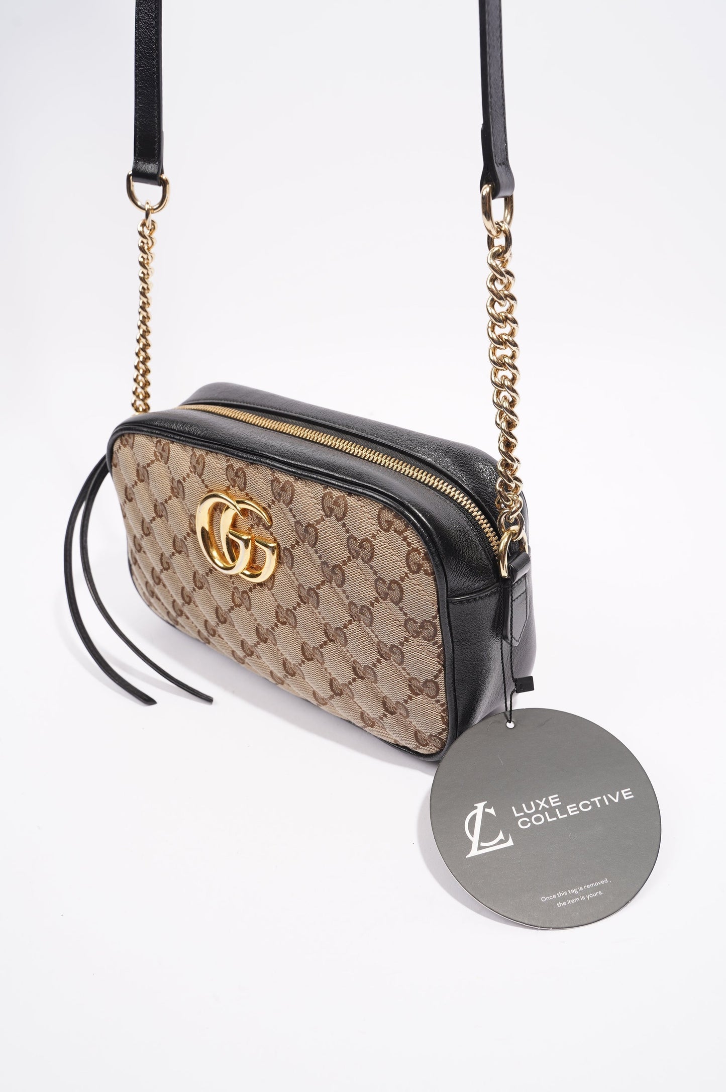 Gucci Womens Marmont Zip Supreme Multicolour