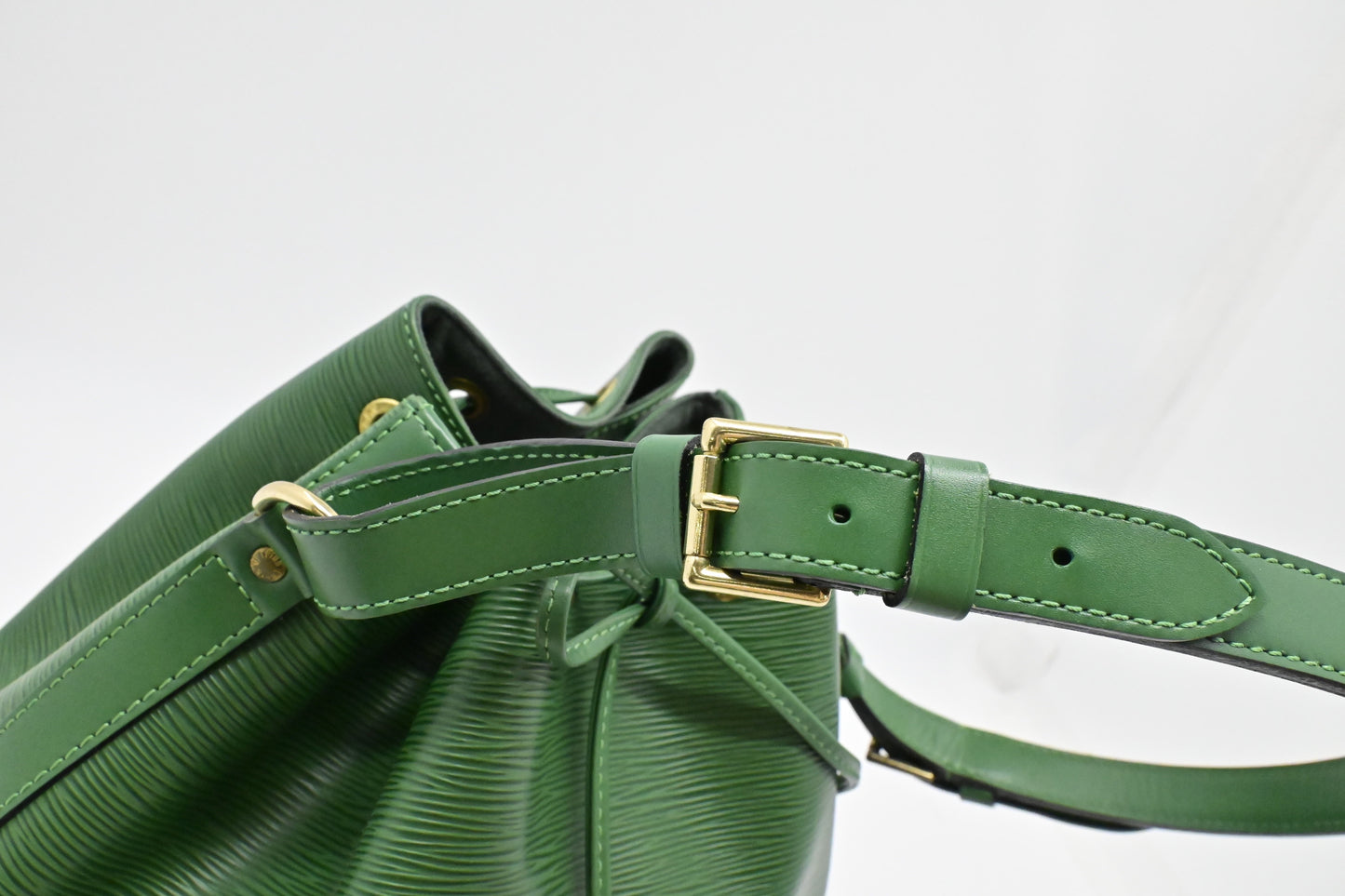 Louis Vuitton Petit Noe in Green Epi Leather