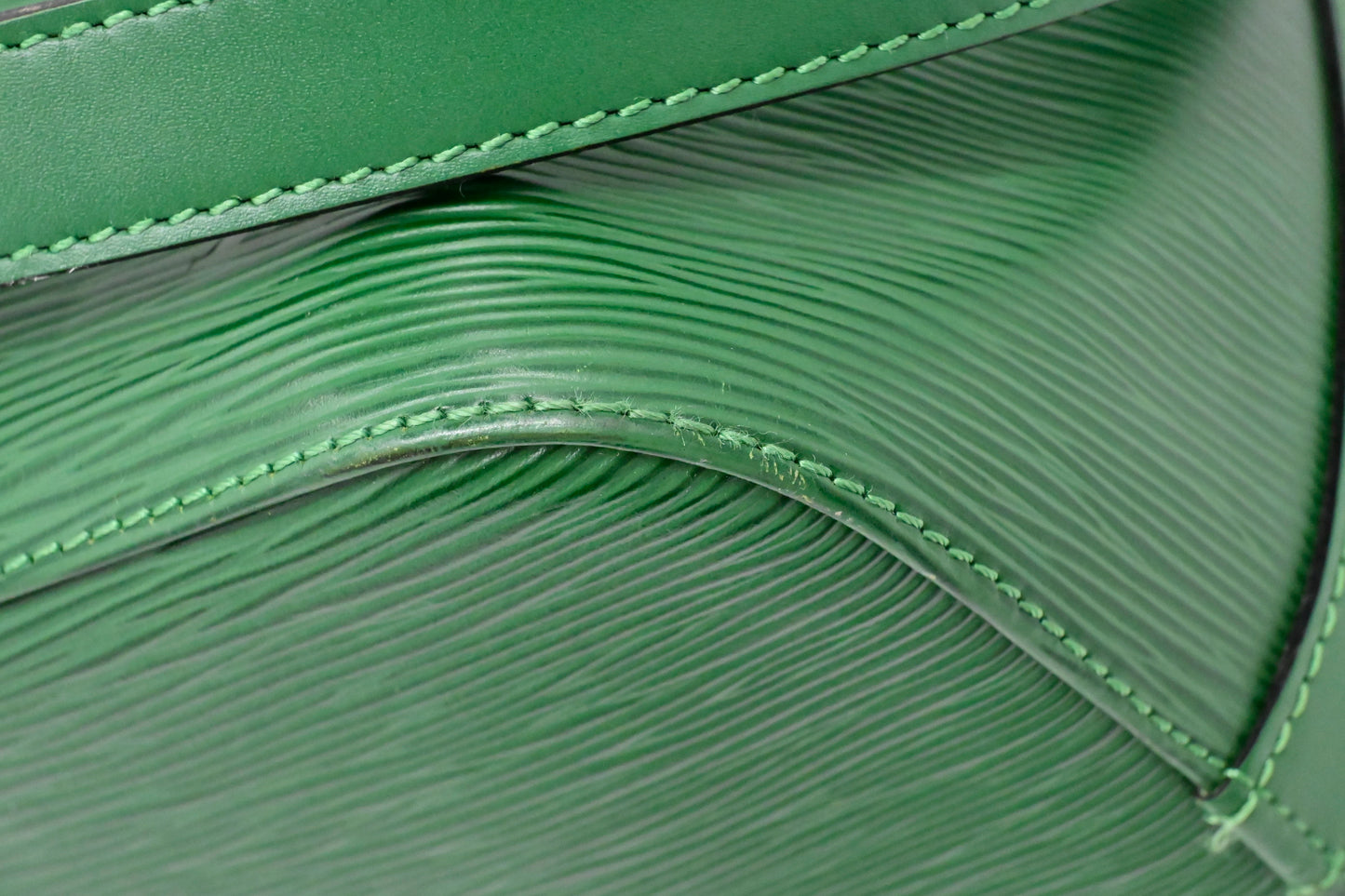 Louis Vuitton Petit Noe in Green Epi Leather