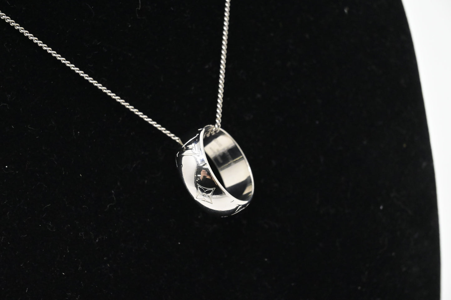 Louis Vuitton Monogram Charms Ring Necklace