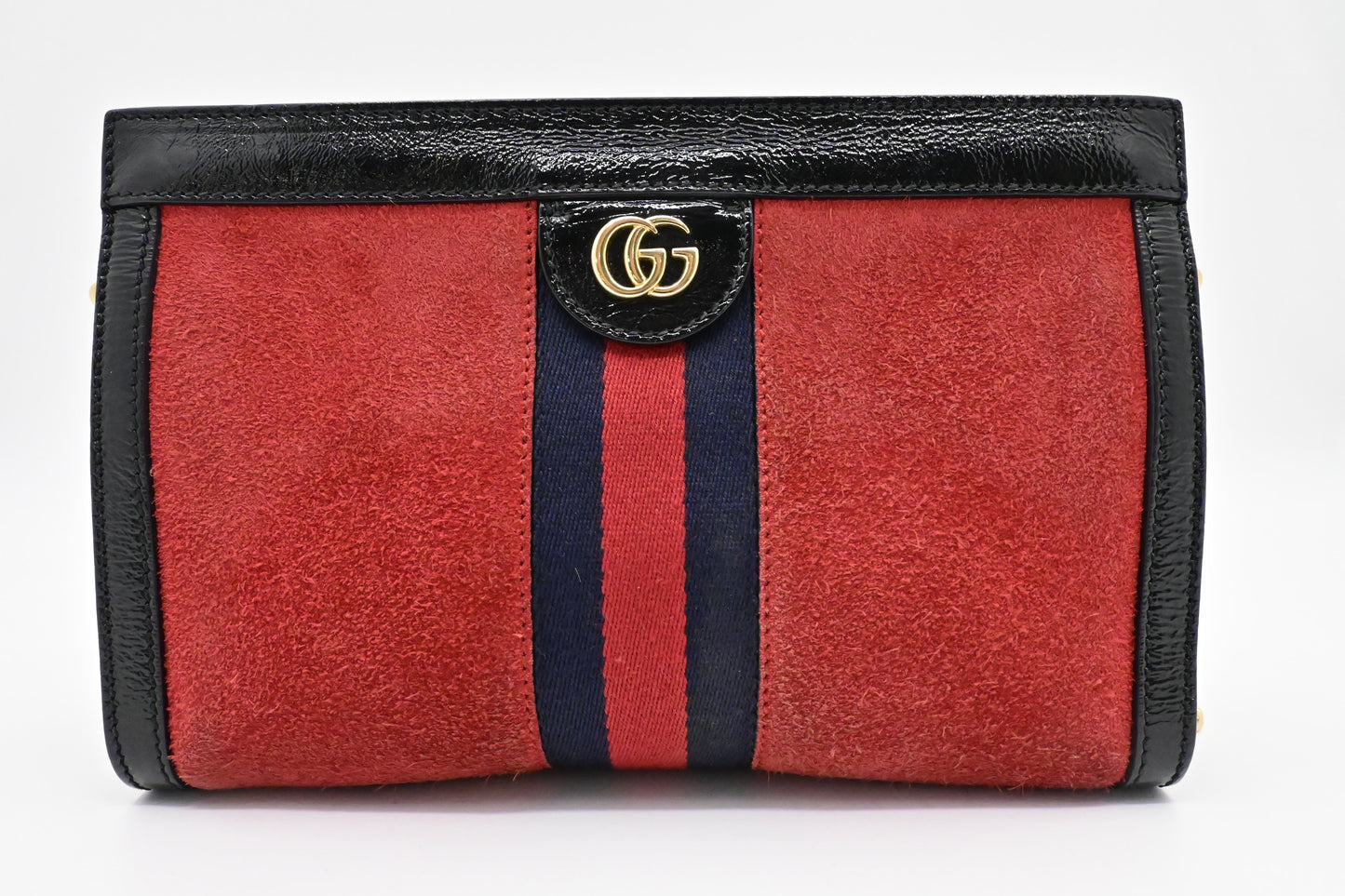 Gucci Ophidia Crossbody in Red Suede