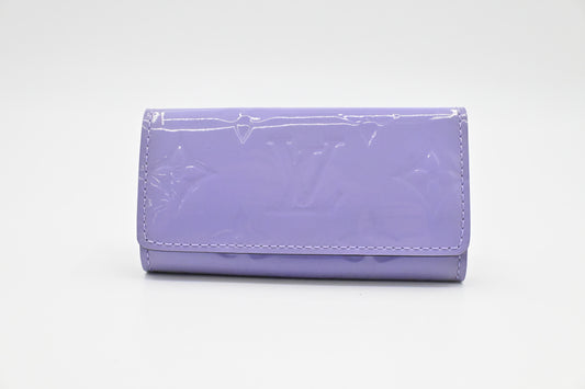 Louis Vuitton 4 Key Case in Lilac Vernis Leather