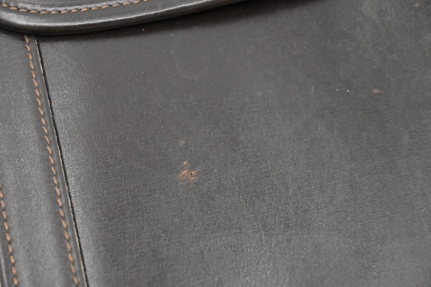 Hermes Jige GM in Dark Brown Box Calf Leather