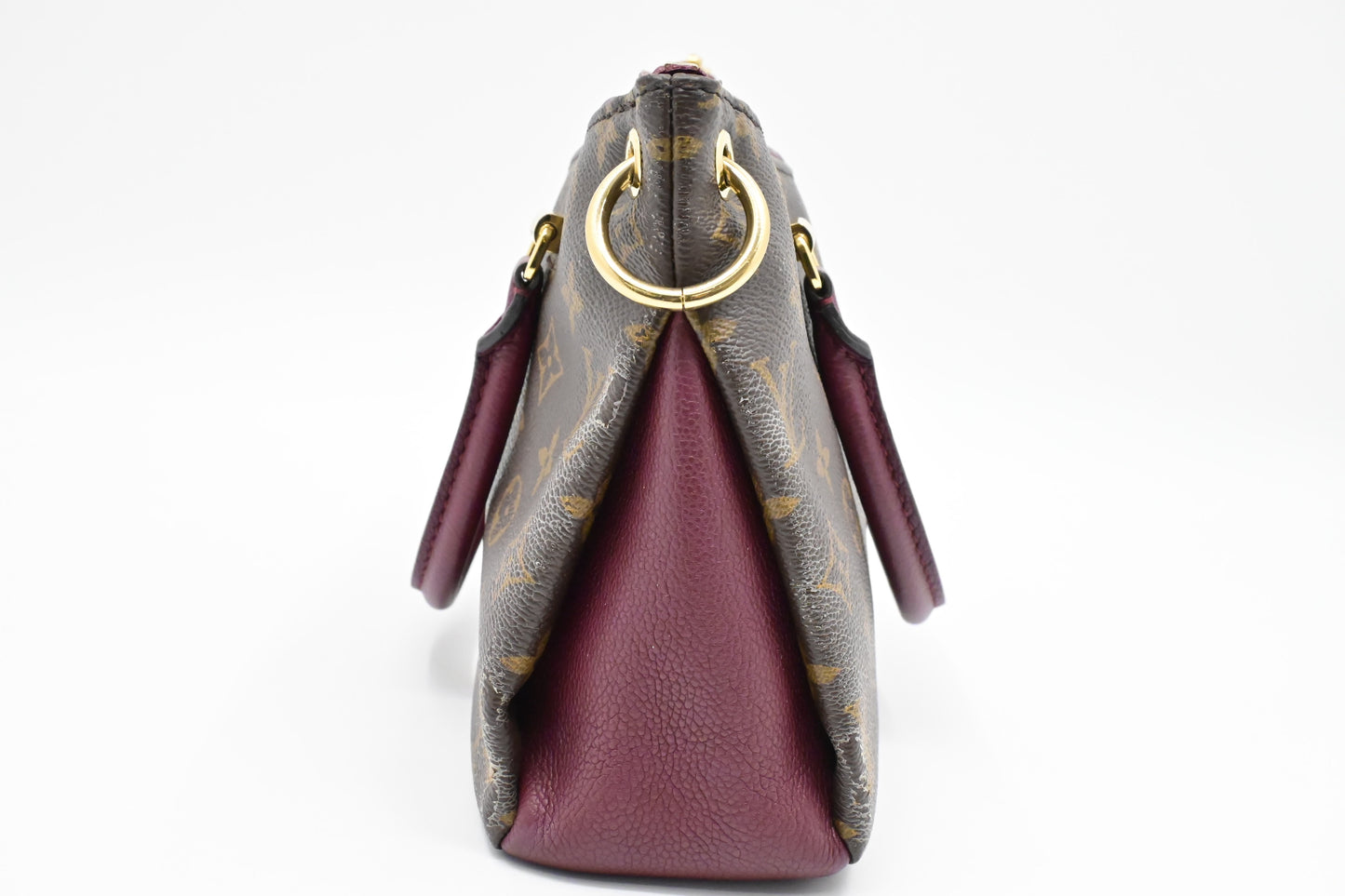 Louis Vuitton Pallas BB in Monogram Canvas & Raisin Leather