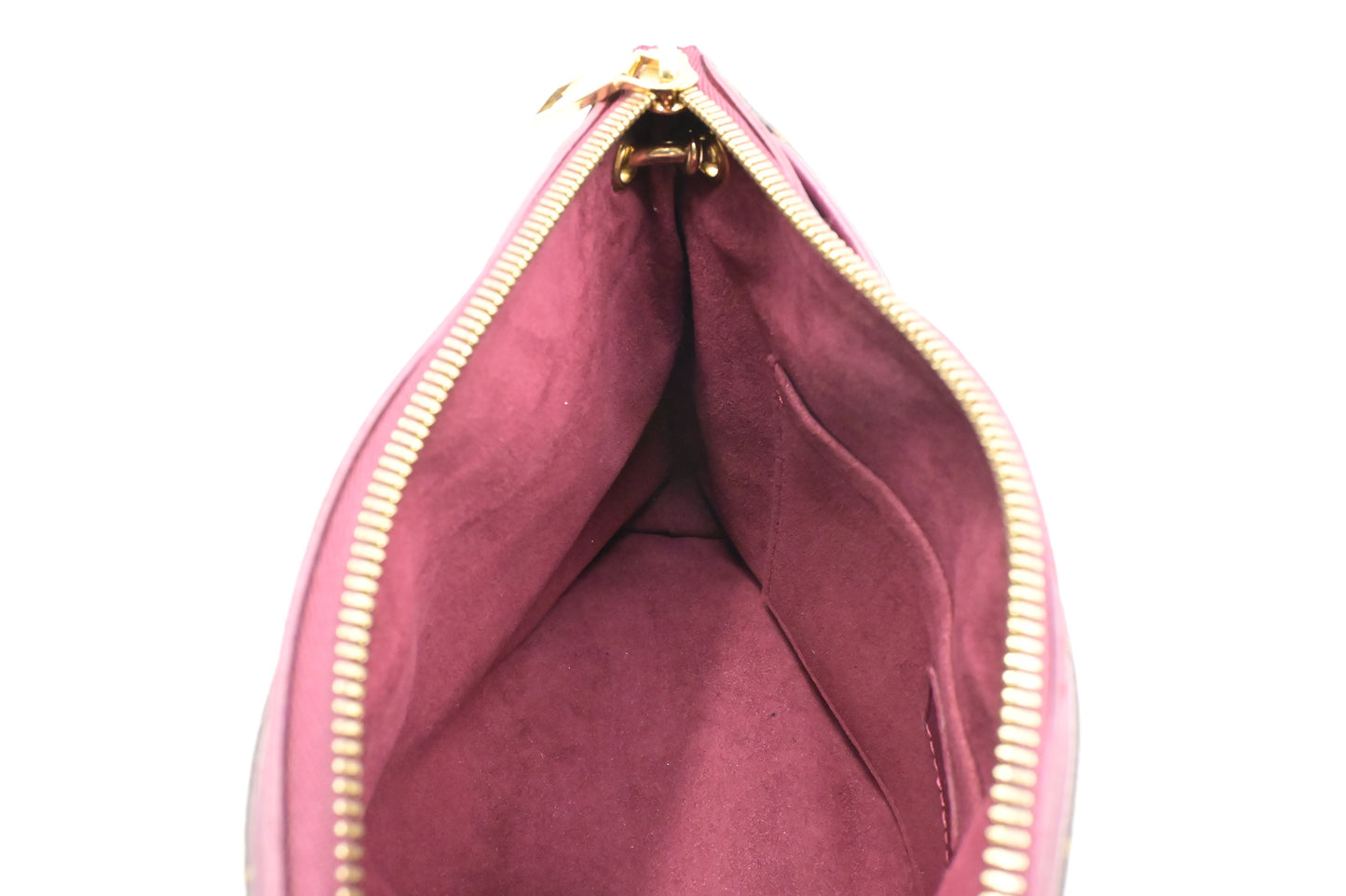 Louis Vuitton Pallas BB in Monogram Canvas & Raisin Leather
