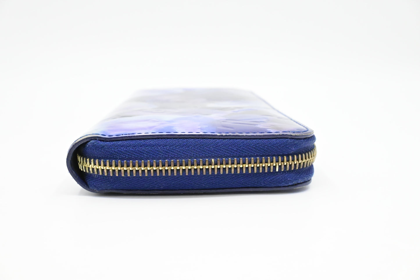Louis Vuitton Long Zippy Wallet in Ikat Grand Blue Vernis Leather
