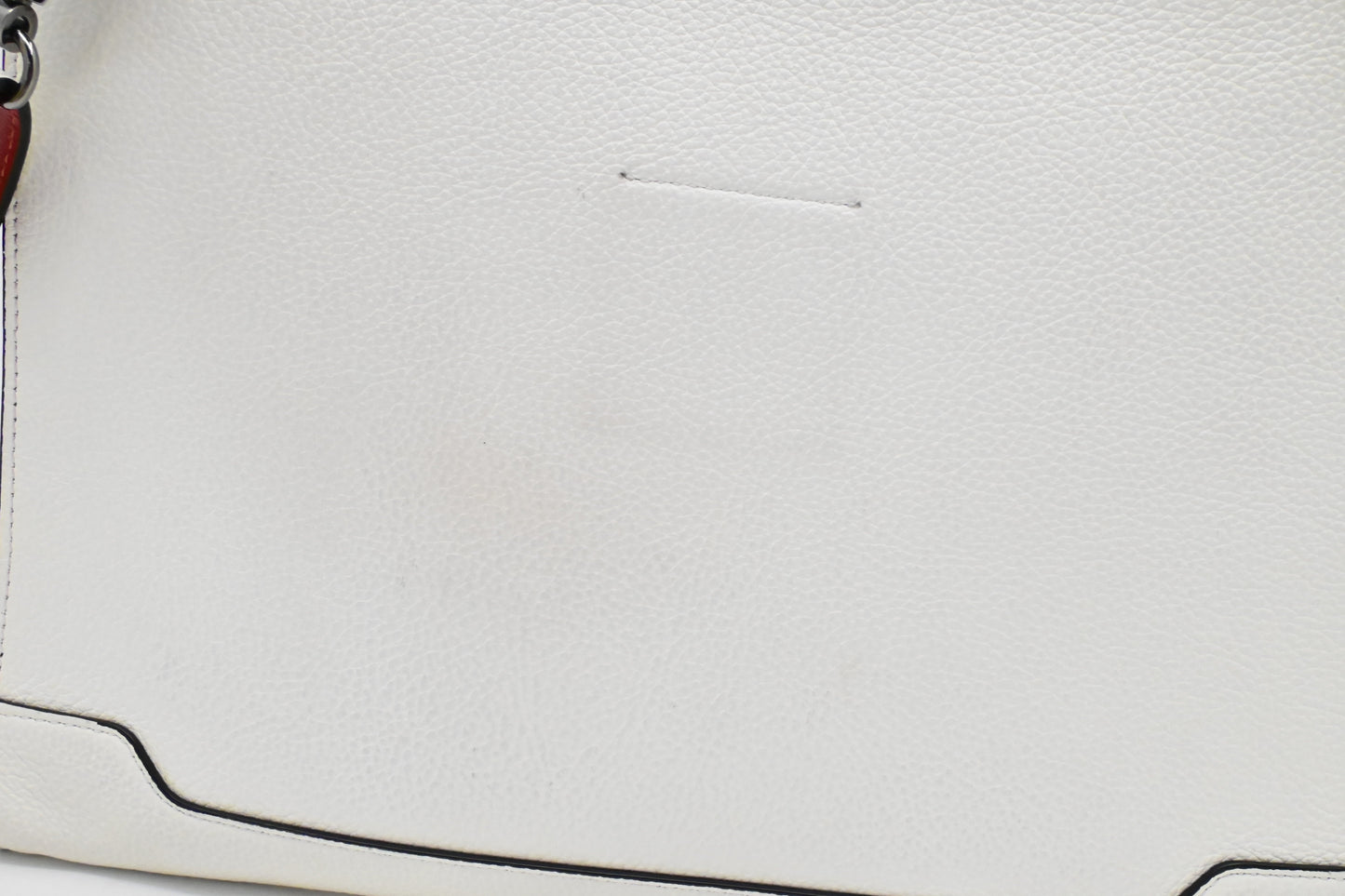 Louboutin Skypouch Crossbody in White Leather