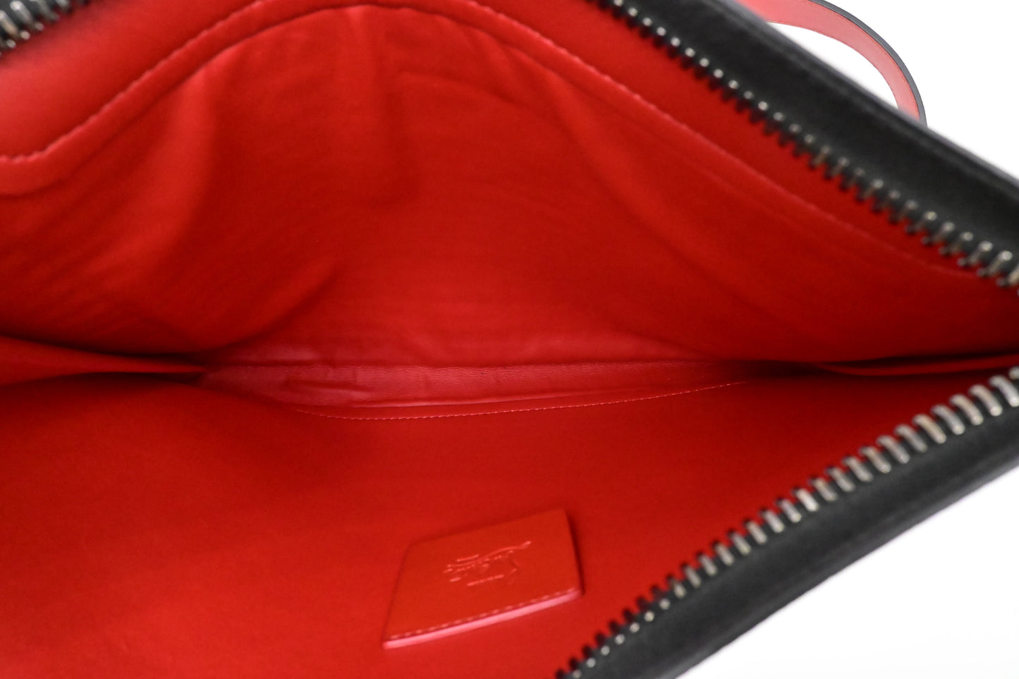 Louboutin Skypouch Crossbody in White Leather